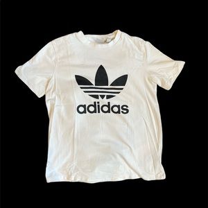 Adidas logo white T-Shirt